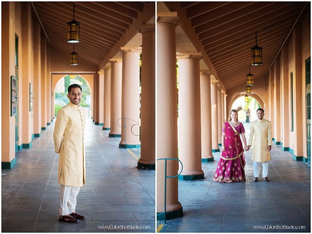Couple Portrait Engagement Party at Liberty Station by Color Shot Studio