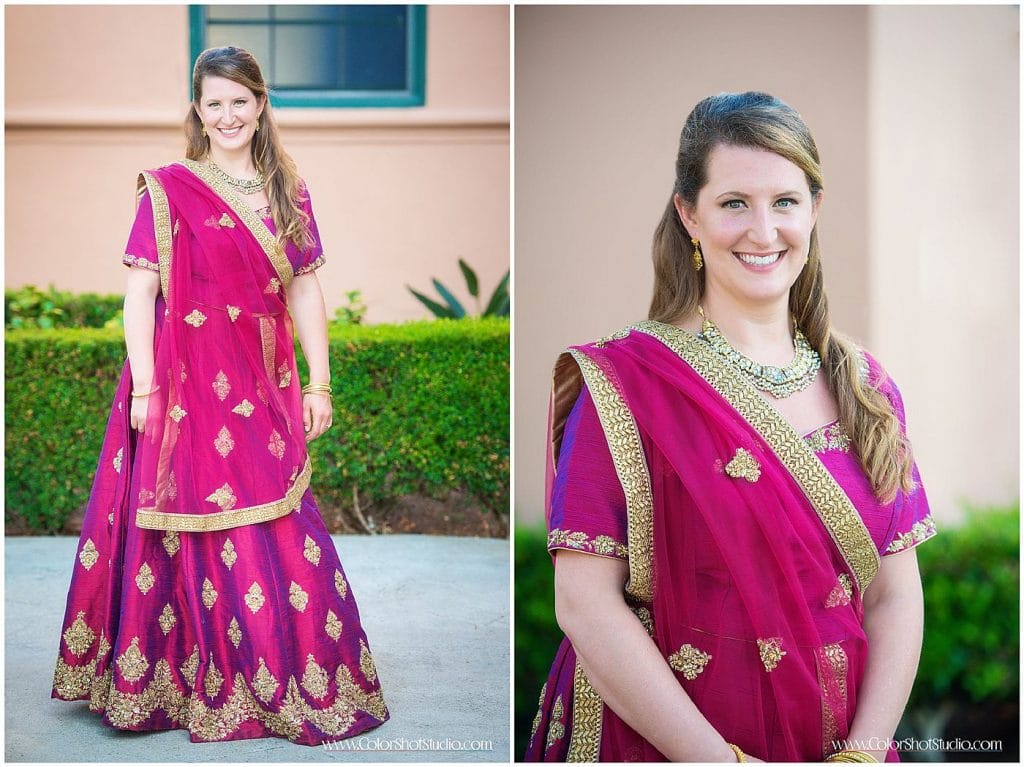 Bride at Engagement Party at Liberty Station by Color Shot Studio