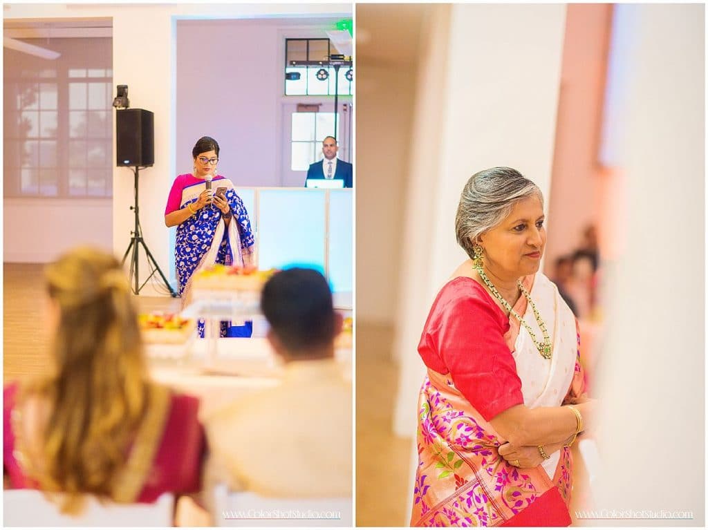 Toasts at Engagement Party at Liberty Station by Color Shot Studio