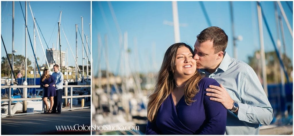 Engagement Shoot at OceanSide Harbor
