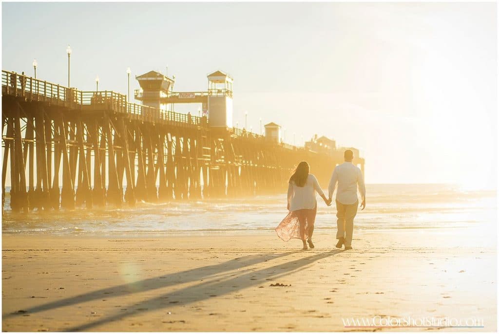 Engagement Shoot at OceanSide Harbor