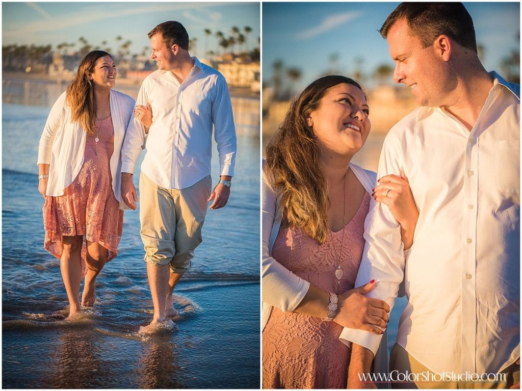 Engagement Shoot at OceanSide Harbor