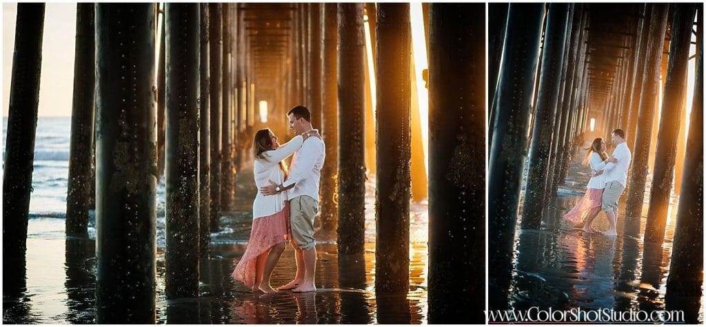 Engagement Shoot at OceanSide Harbor