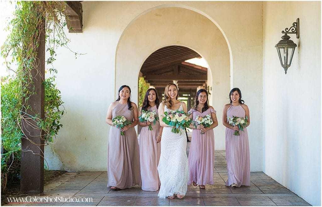 Bride with Bridesmaids