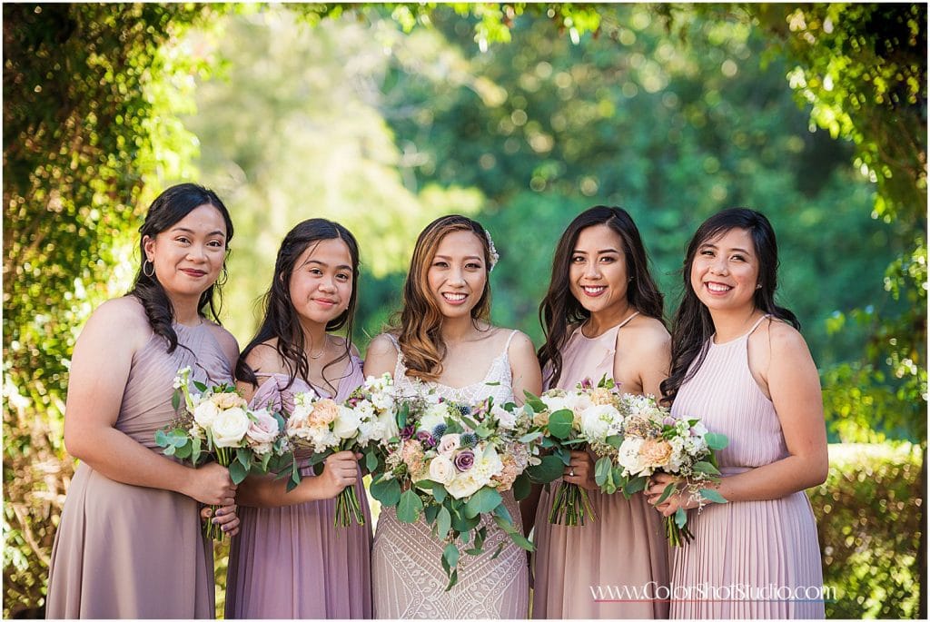 Bride with Bridesmaids