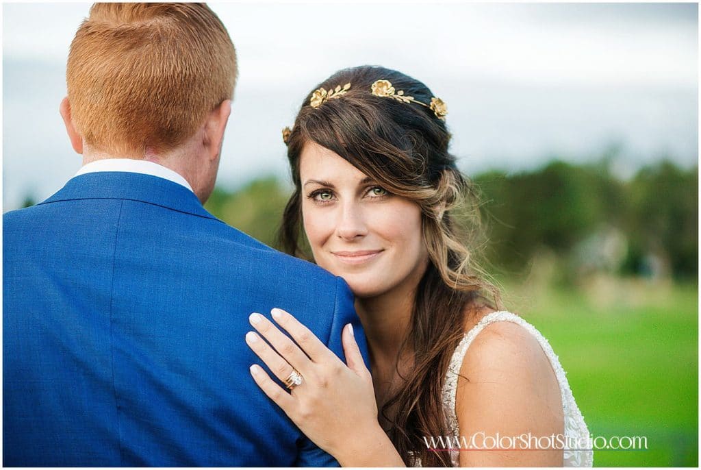 Bride and groom portraits Omni la costa resort wedding photography by color shot studio