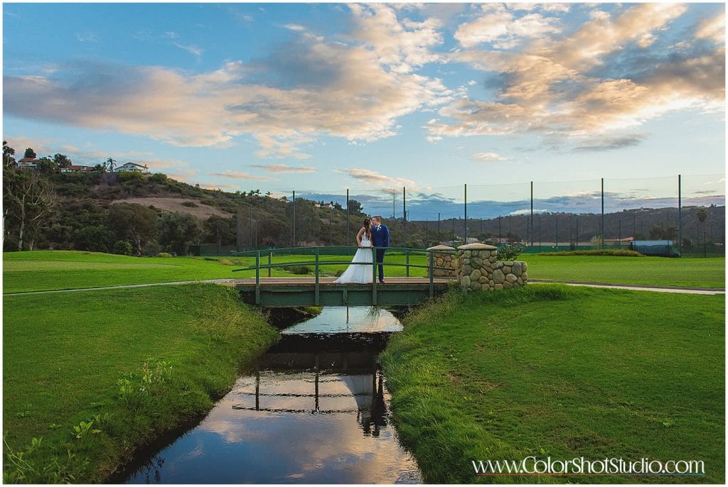 Bride and groom Portraits Omni la costa resort wedding photography by color shot studio