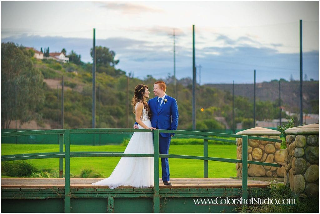 Bride and Groom Portraits Omni la costa resort wedding photography by color shot studio