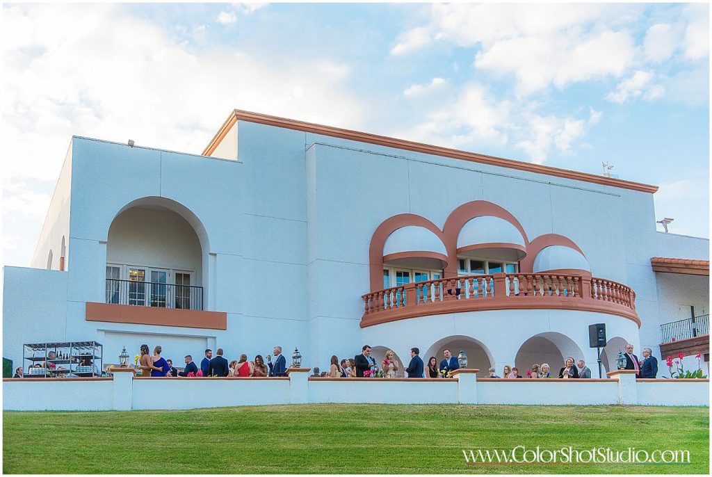 Wedding Venue captured from outside Omni la costa resort wedding photography by color shot studio