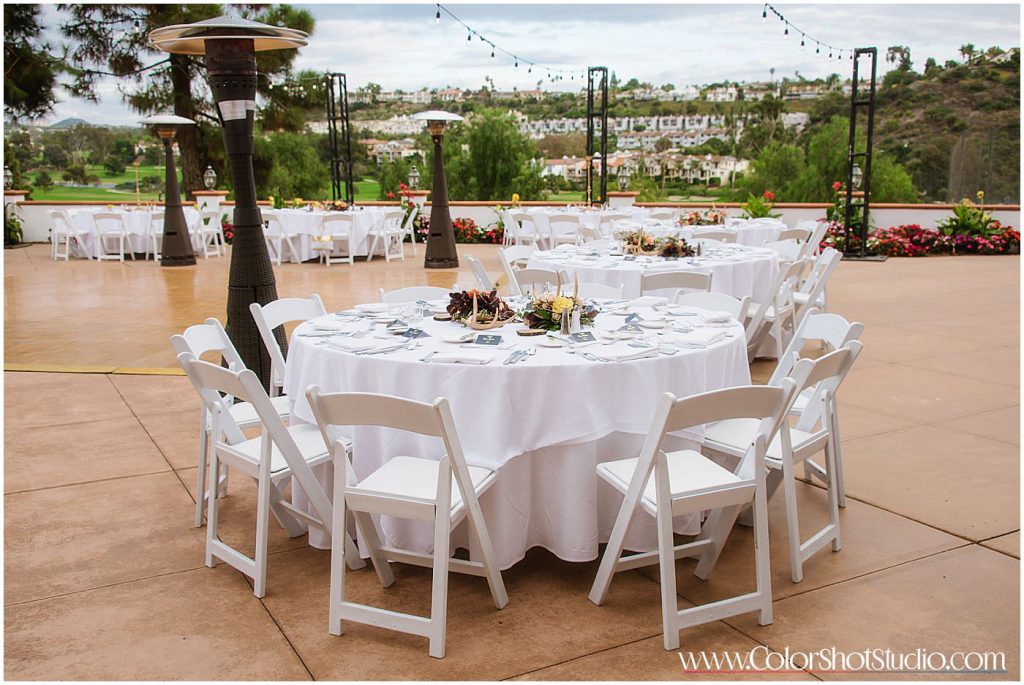 Wedding Reception Details Omni la costa resort wedding photography by color shot studio