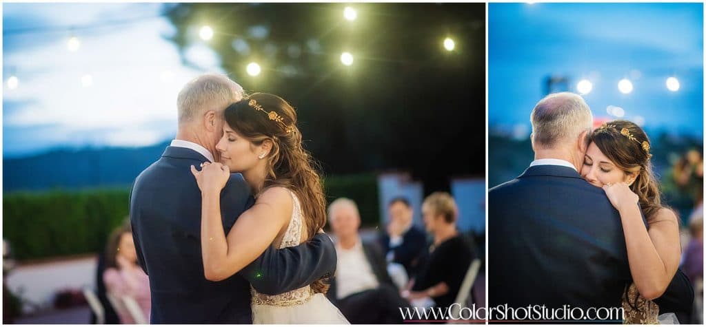 Father daughter dance Omni la costa resort wedding photography by color shot studio