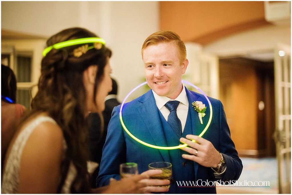 Bride and groom on the dance floor